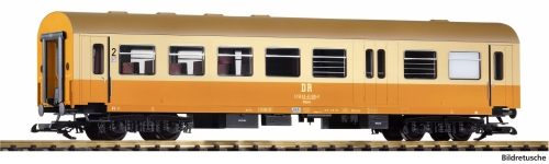  37659 - G - Rekowagen mit Gepäckabteil Städte-Express, 2. Kl, DR, Ep. IV